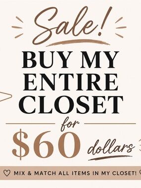 Buy My Entire Closet for $60